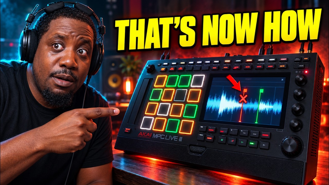 How to Chop Samples And Time Stretch on Akai MPC Live 3 Made Easy
