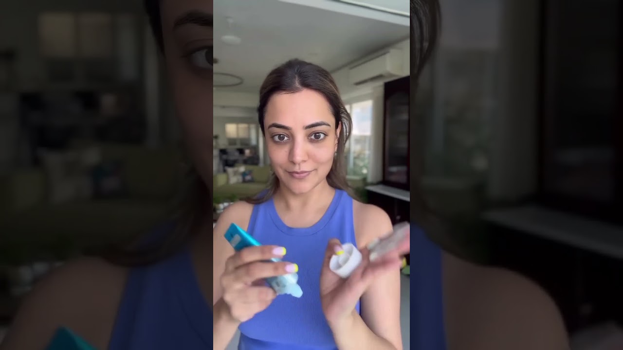 Nisha Aggarwal's GRWM for a Long flight ✈️❤️ #NishaAggarwal #BeautyProducts #Skincare #healthtips