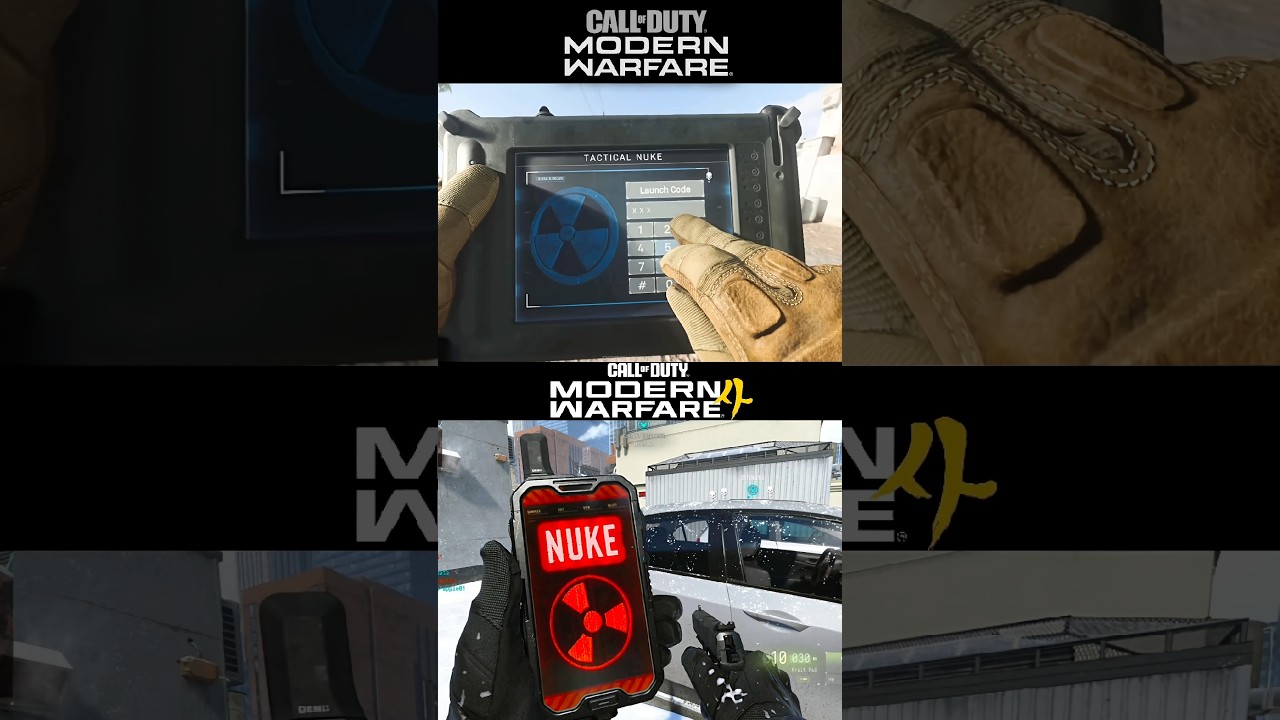 Tactical Nuke Animation comparison in CoD Mw2019 VS. CoD Mw4 ☢️