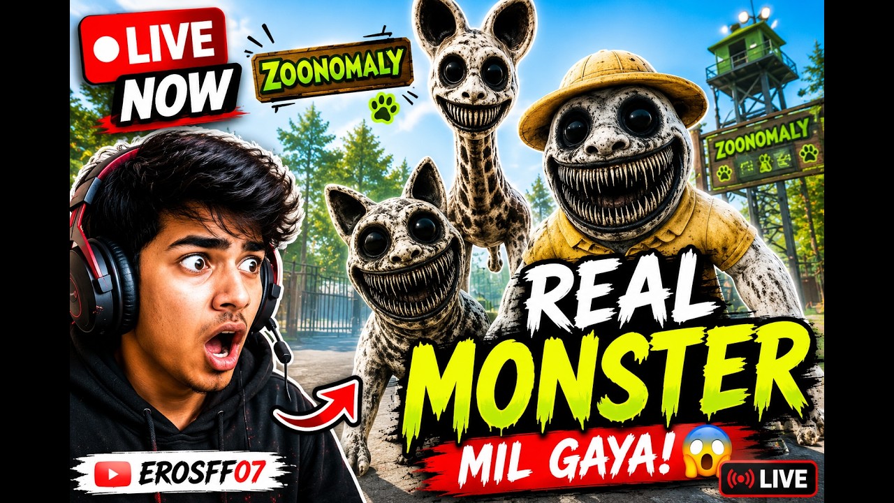 🔴 LIVE: Yeh Zoo Normal Nahi Hai 👹 | Horror Gameplay Its Zoonomaly😨🥶#live #zoonomaly #horror