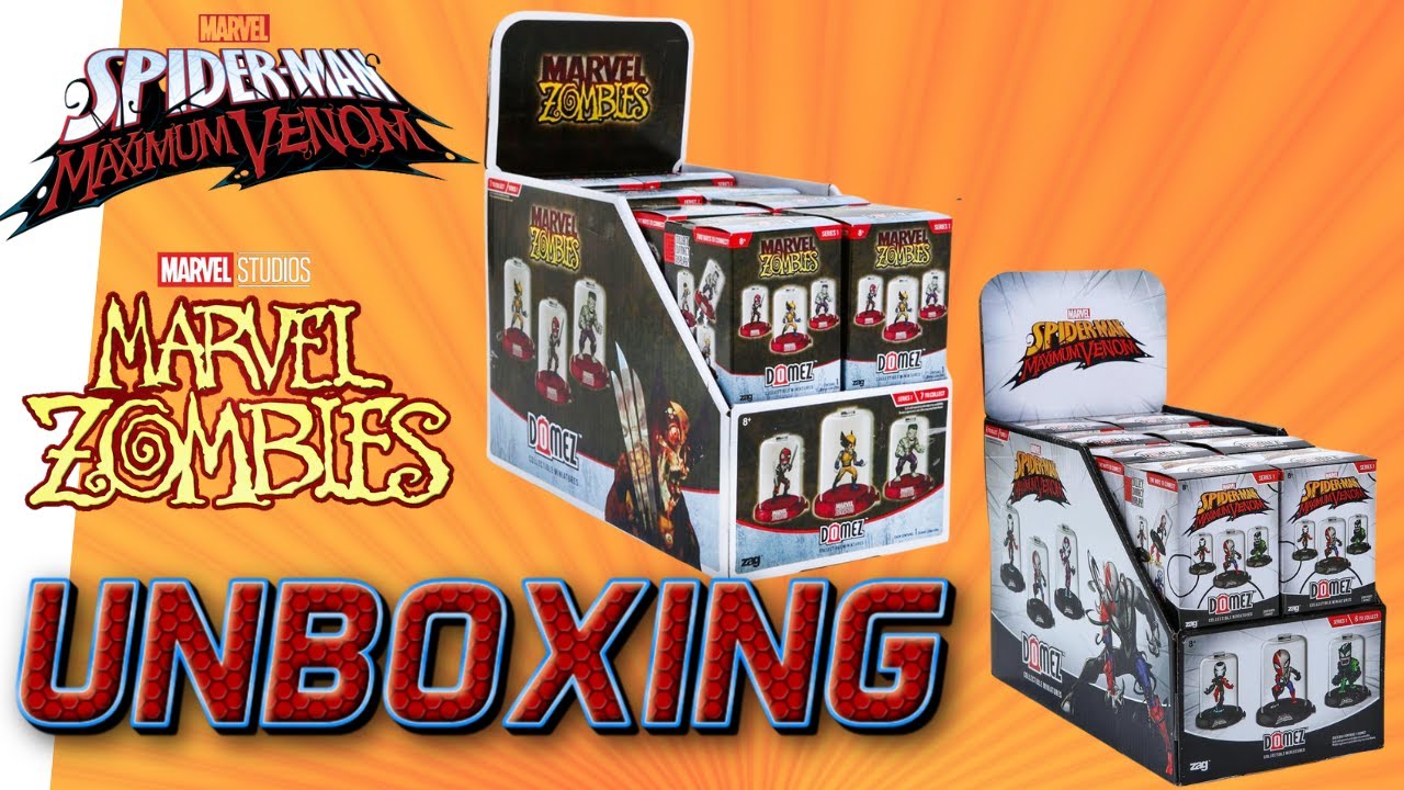 Marvel: Unboxing Spiderman Maximum Venom 6 Boxes | Marvel Zombies 8 Boxes Collectibles!