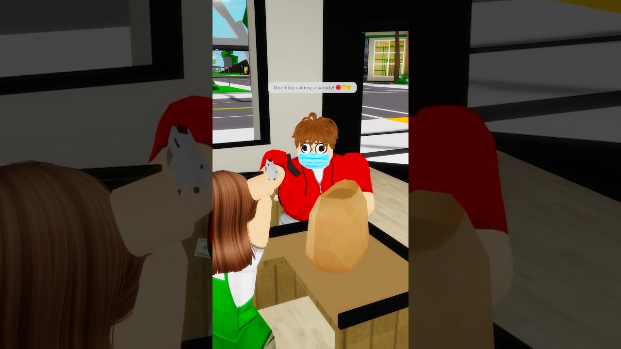 i stopped a robbery at the grocery story😤💪#roblox #robloxshorts