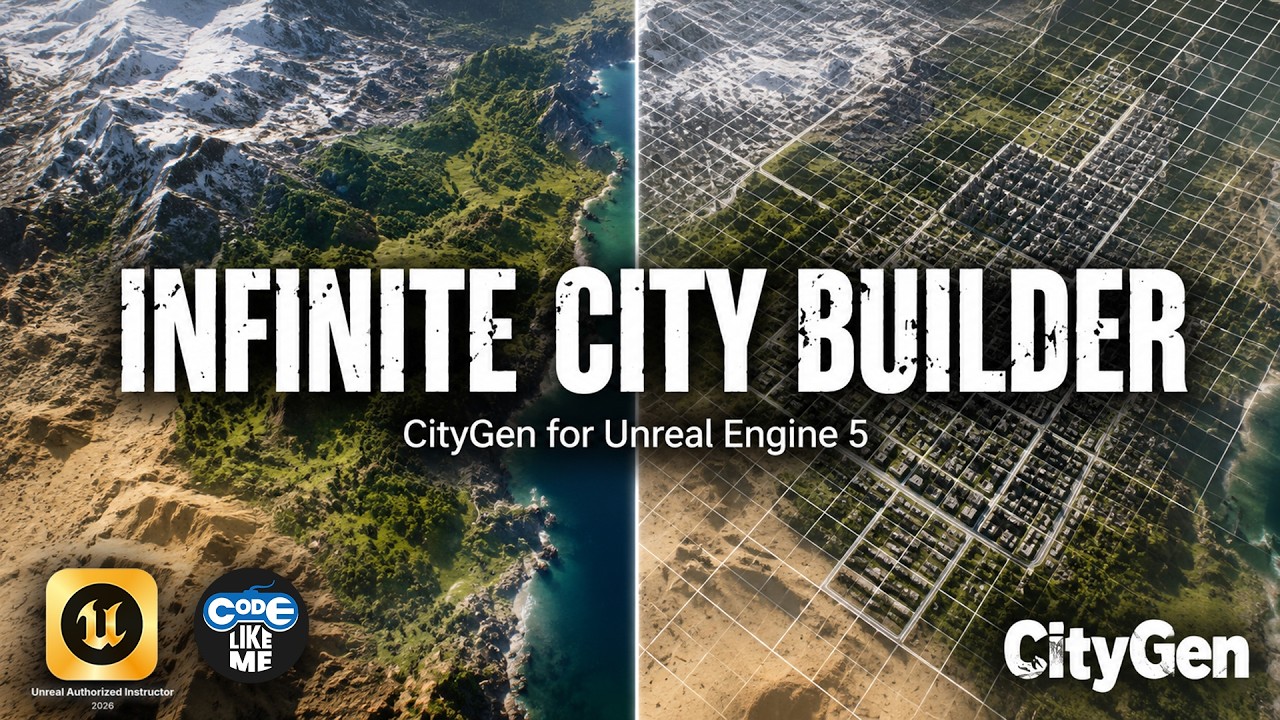 CityGen — Infinite Procedural City Builder in Unreal Engine 5 | First Look