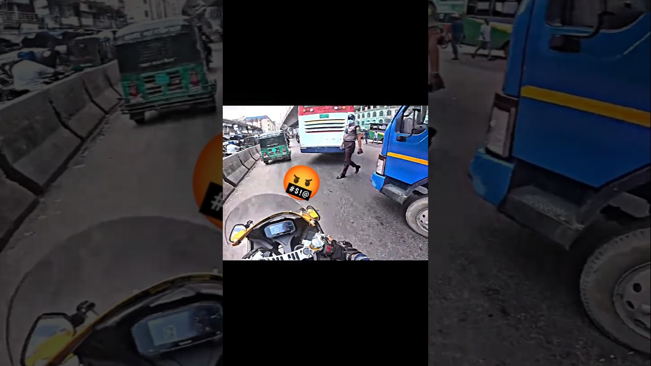 Angry Police Run & Challan 🤬 #motorcycle#dailyvlogs#riders
