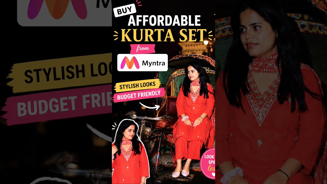 Myntra Kurta Set Haul Under Budget 😍