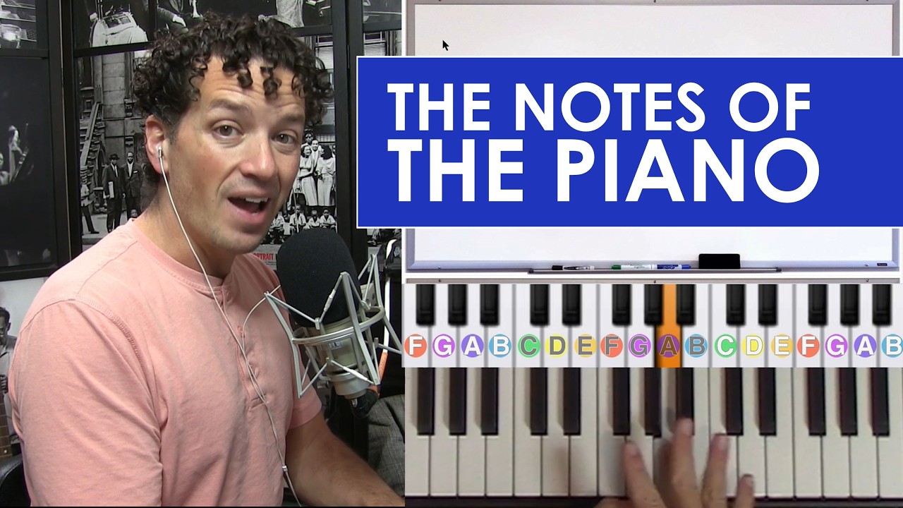 The notes of the piano - ALL OF THEM!