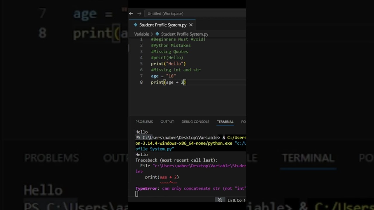 Python Mistakes Beginners Must Avoid! 🤯🐍 | Don't Learn Python the Wrong Way