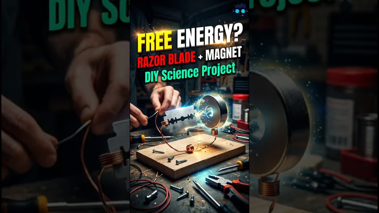 Free Energy? Razor Blade + Magnet DIY Science Project