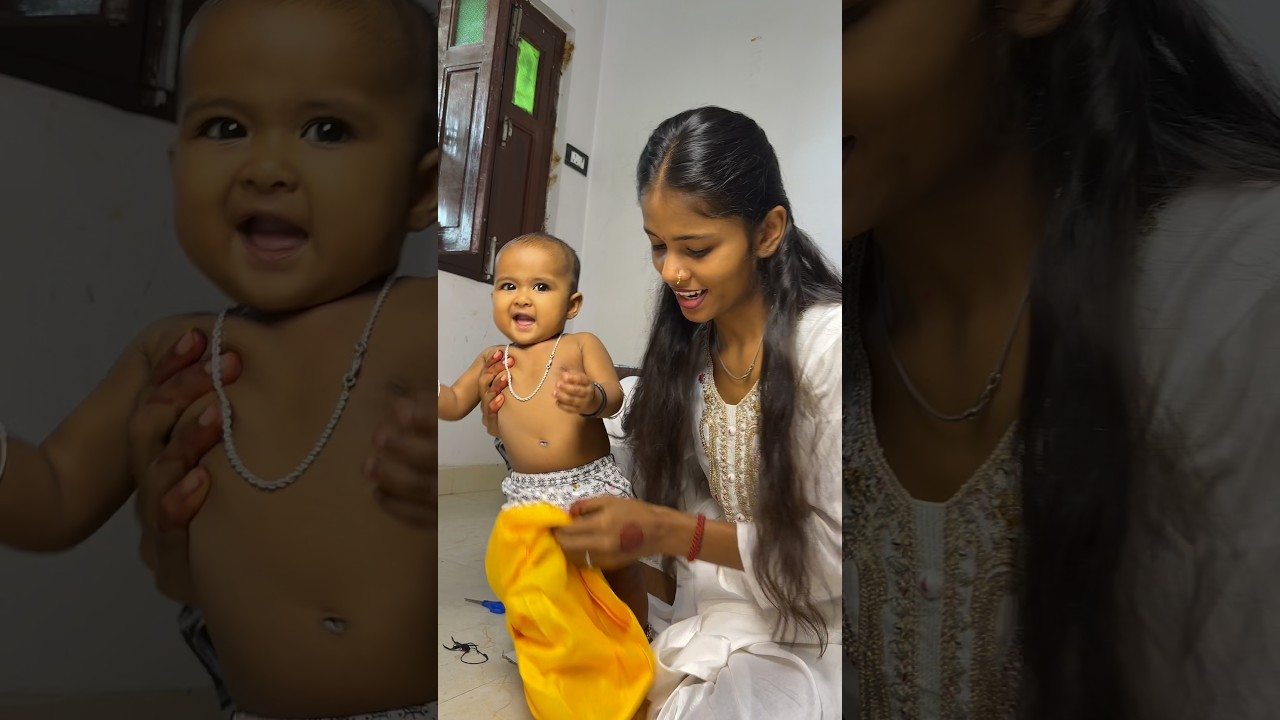 Mummy Mujhe Bachcha Mil Gya 😍 | #cooking #krishna #minivlog #viral #janmashtami #recipe #shorts