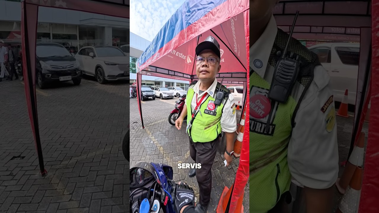 KEJADIAN LUCU DIJALAN RAYA❗️❗️SECURTY NYA BINGUNG WKWK