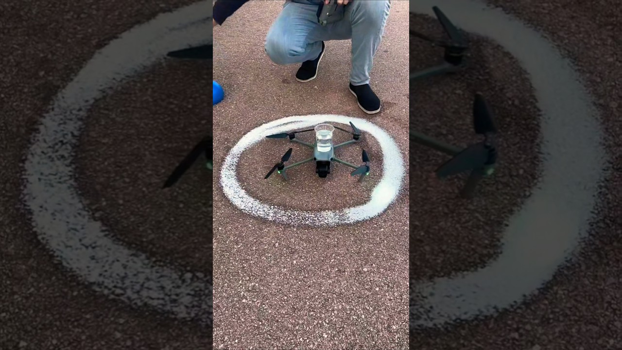 “Water on Drone 😱 Will It Survive? Crazy Test!” #dji #drone