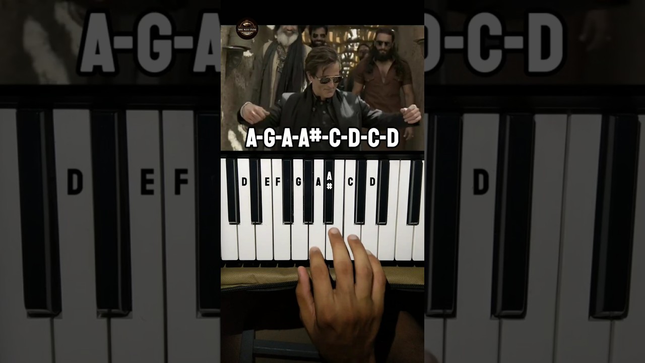 FA9LA Rehman Dakait Entry Song Piano Tutorial 🎹 #pianotutorial #shorts