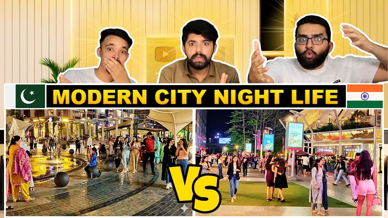 Reaction On Lahore Vs Gurgaon Night Views | लाहौर बनाम गुरुग्राम | Pakistani Reaction🔥