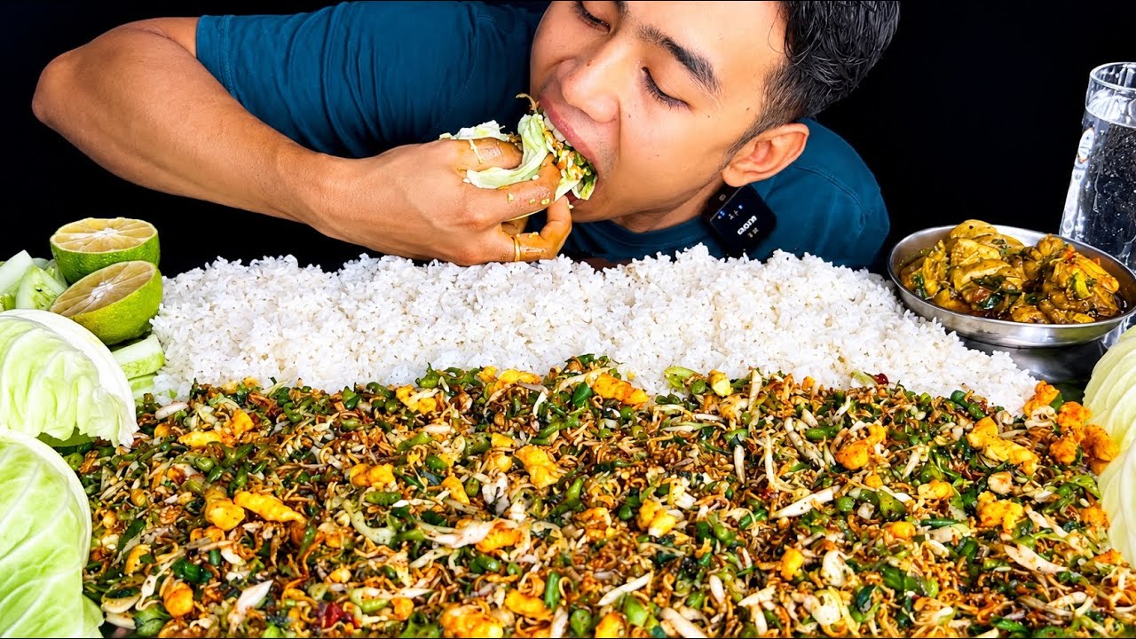 MIMI SINGJU HEKTA CHATHARE 🔥 || MANIPURI MUKBANG.