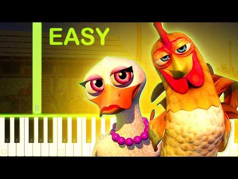 El Gallo y la Pata - La Granja de Zenón - EASY Piano Tutorial