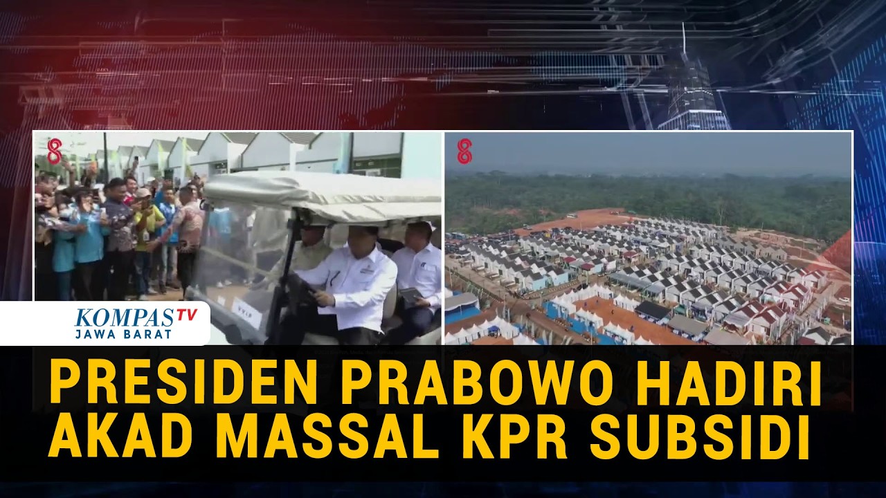 Presiden Prabowo Hadiri Akad Massal KPR Subsidi di Batang, Jawa Tengah