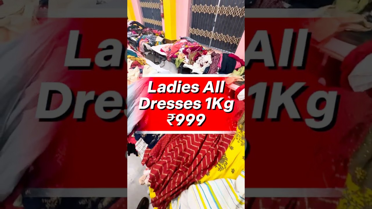 Namma Poonamallee la Ladies ku 1Kg Clothes ₹999 Only😱🔥 #shorts #expo #ladiesfashion #clothes #feed