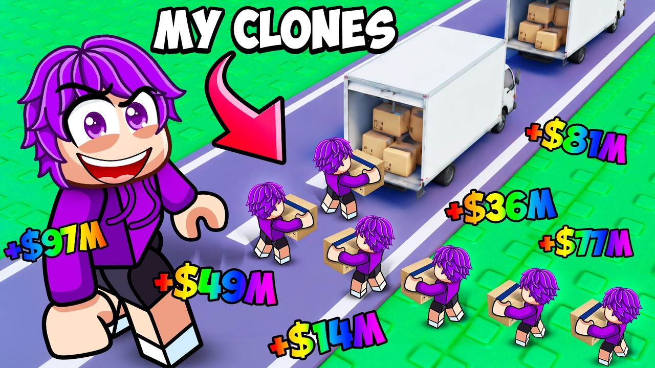 Spawning CLONES to WORK FOR ME in Roblox...