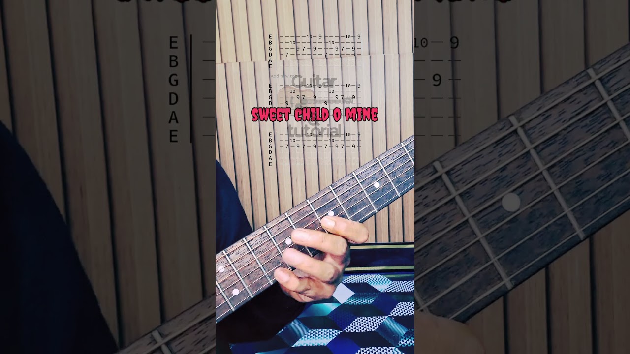 if sweet child o mine use delay #guitar #guitarlesson