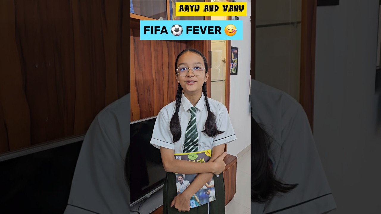 Mini Vlog 669 - Aayu Ko Hua FIFA FEVER ⚽️🤒 #aayuandvanu #shorts #youtubeshorts #fifa #trending