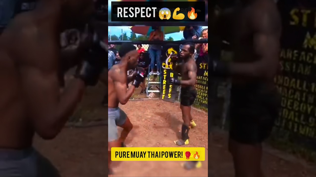 THIS MUAY THAI COMBO HITS DIFFERENT!🥊#kungfu