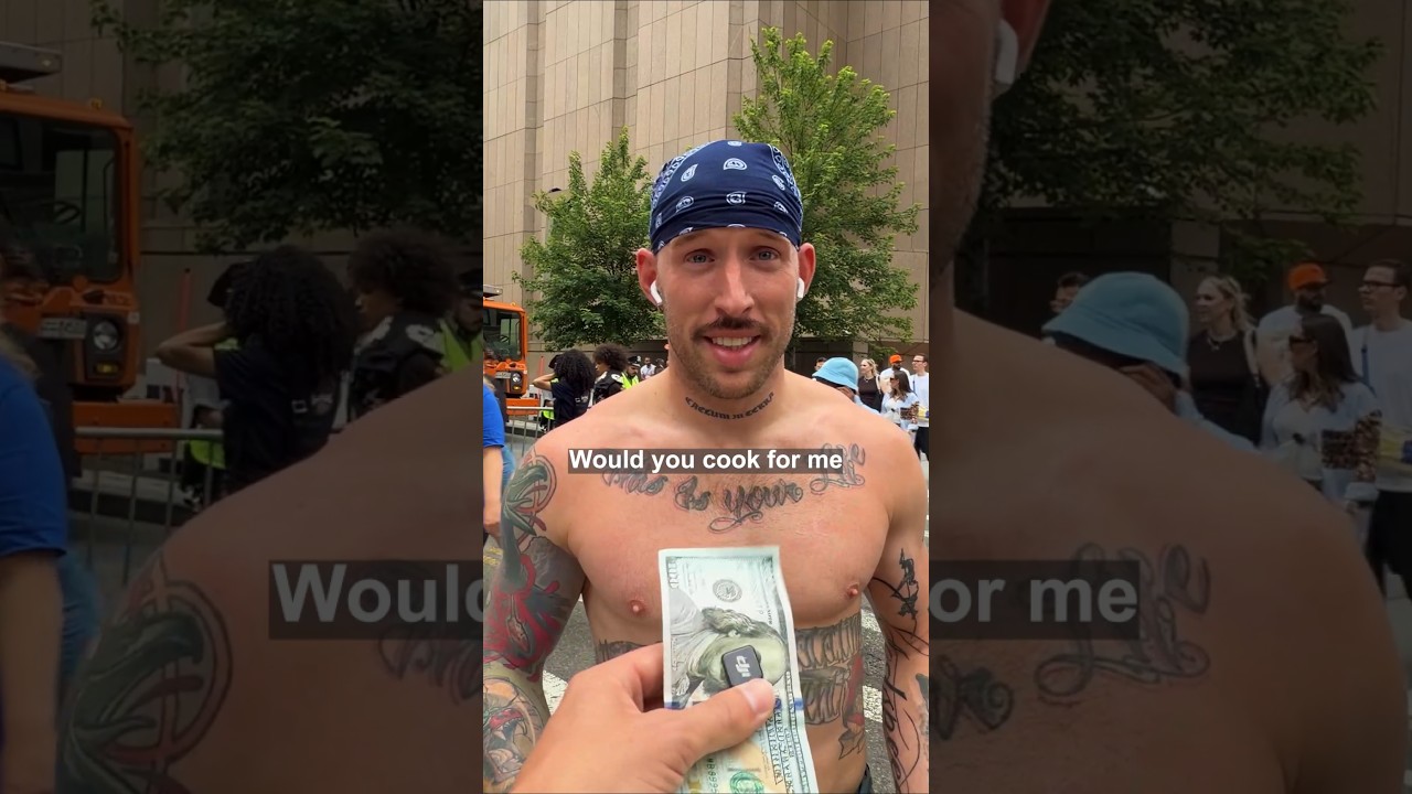 Paying strangers to cook for me in New York #cookingchallenge #cookforme #cooking #newyork