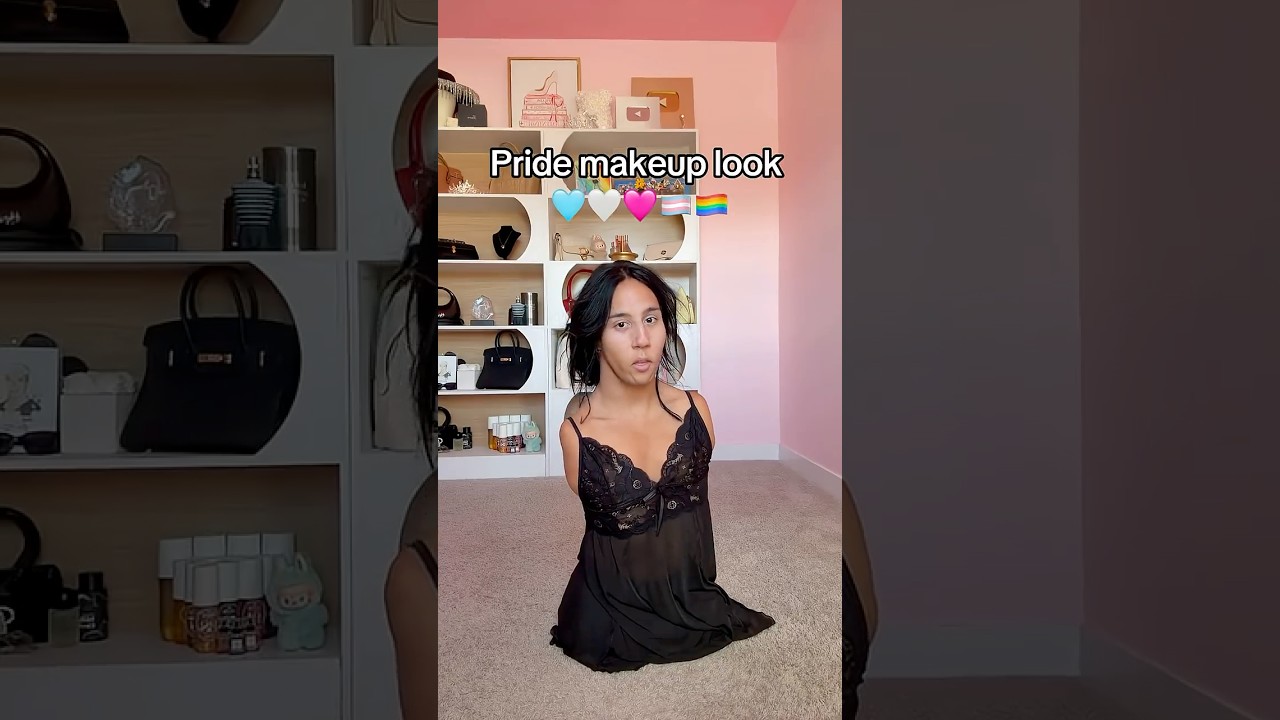 Happy to be me 🩵🤍🩷 #music #viral #beauty #trending #fyp #shorts #pride #soccer #makeup #tutorial