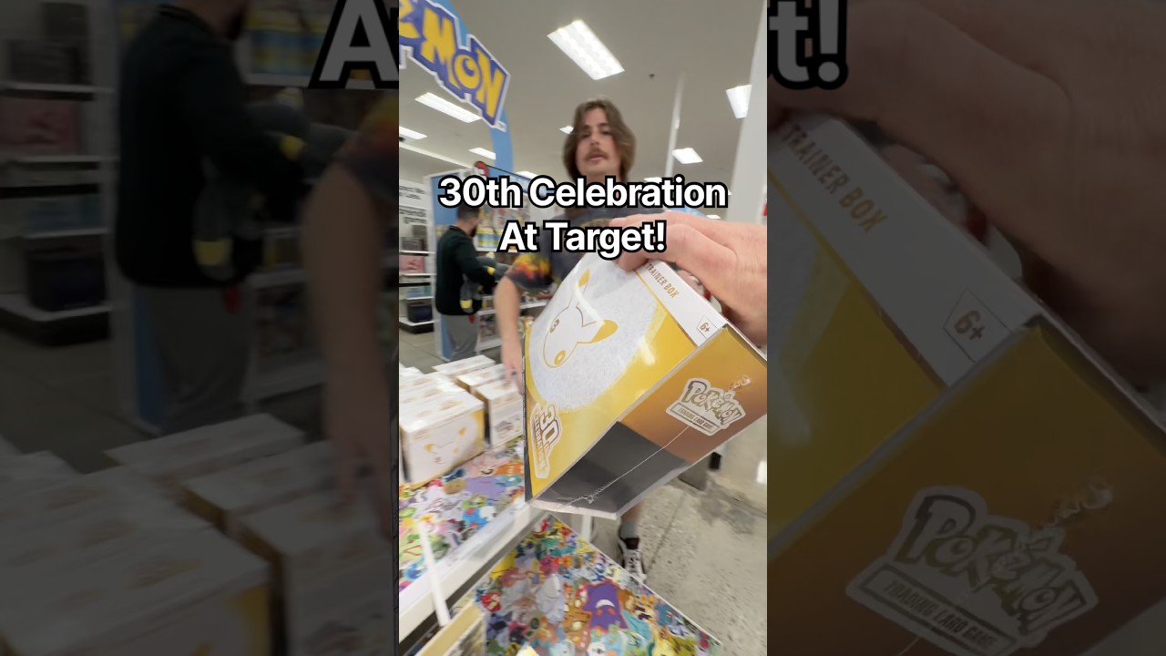 30th Celebration at Target! #pokemon #pokemoncards #pokemontcg #pokemoncommunity #shorts