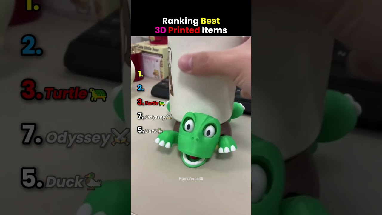 Ranking the Best 3D Prints! 🤯 #3dprinting #shorts