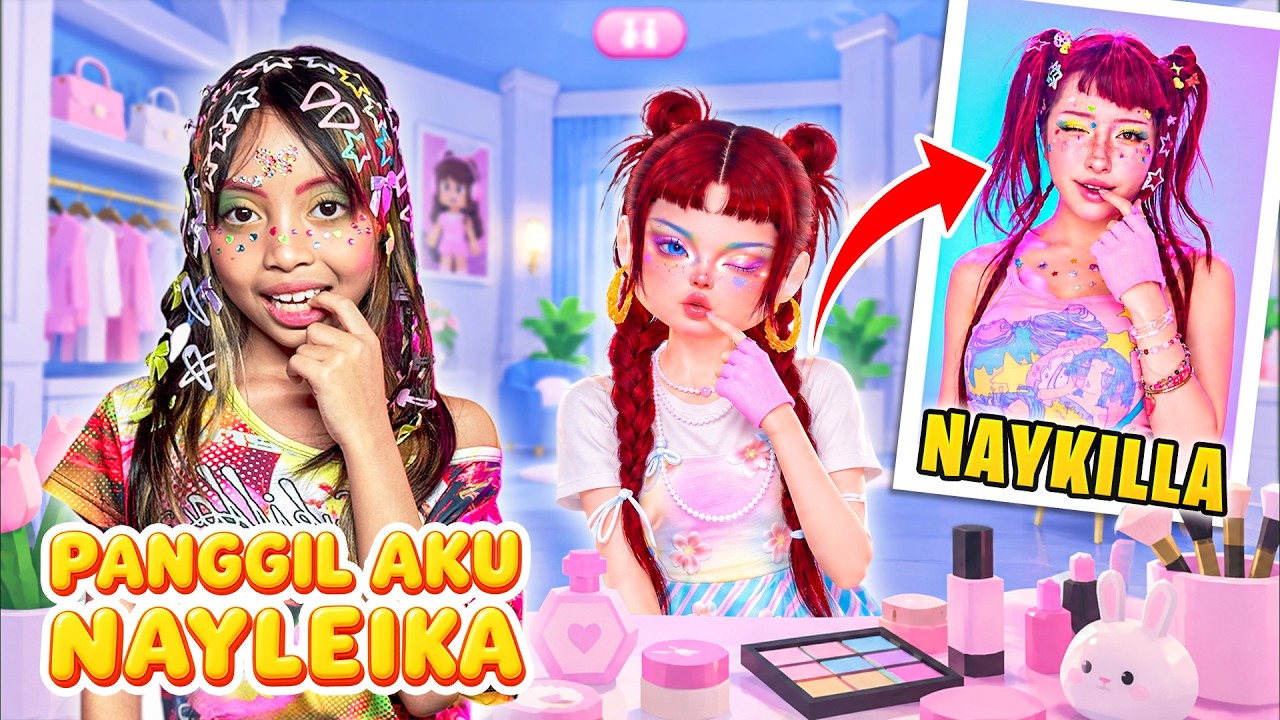 CANTIK BANGET ✨ Leika Dandan Mirip Naykila Untuk Fashion Show di Dress To Impress [Roblox Indonesia]