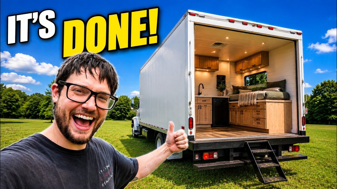 Our BOX TRUCK to RV Conversion Is DONE!!!