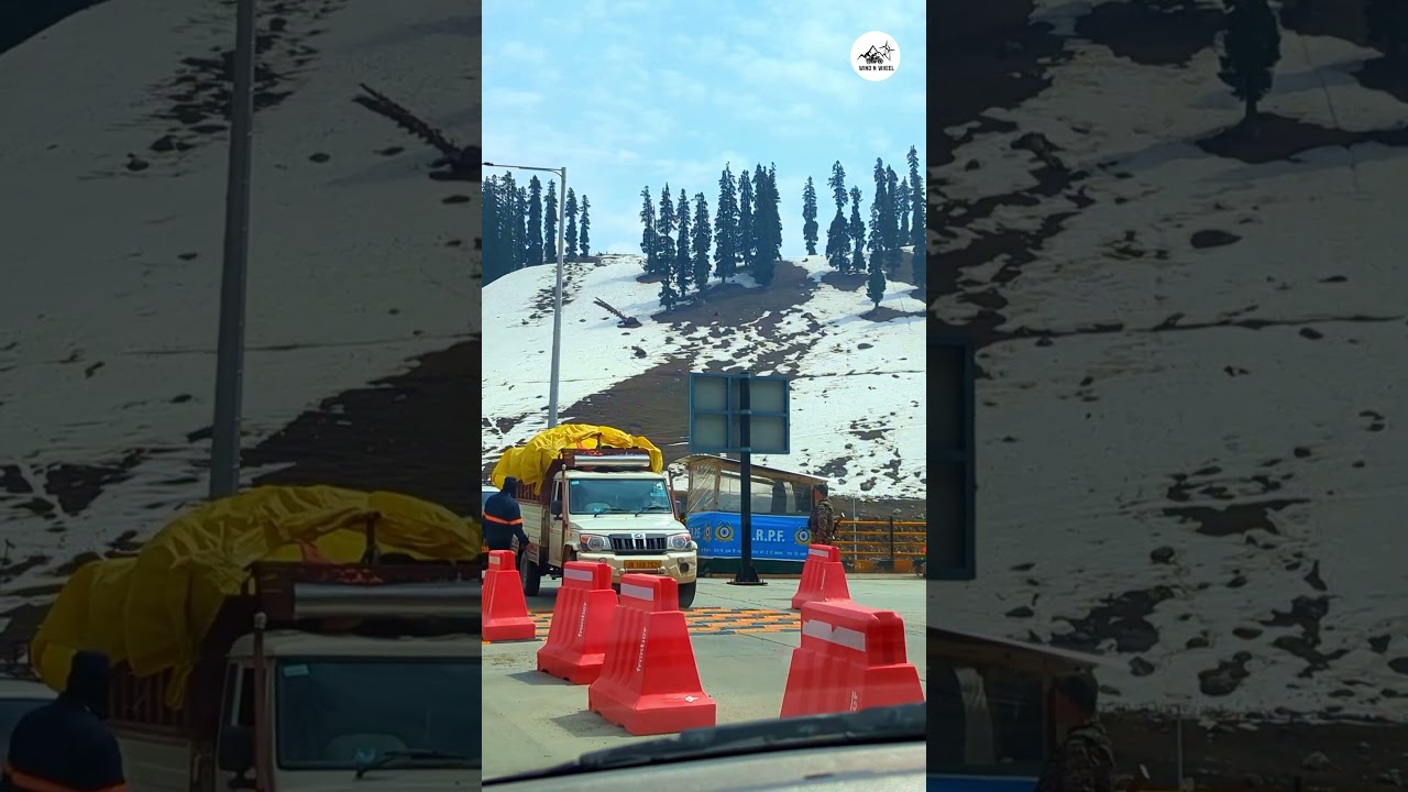 Famous Tunnel Sonmarg Kashmir 😍 | Heaven on earth #kashmir #mountain #tunnel #pahalgam #viralvideo