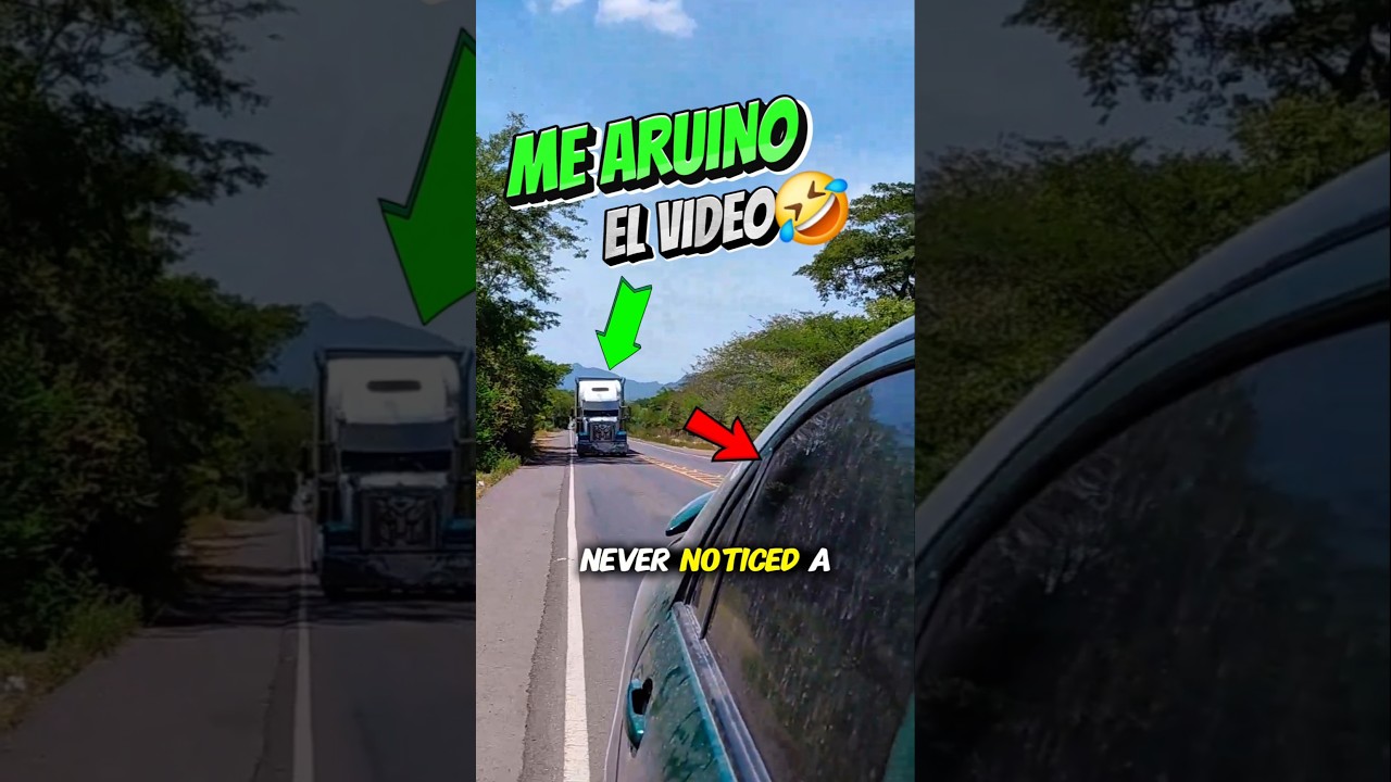 INCREÍBLE... ¡El camión perdió el protagonismo! 😅 #Trucker #ViralVideo #Camión #Humor