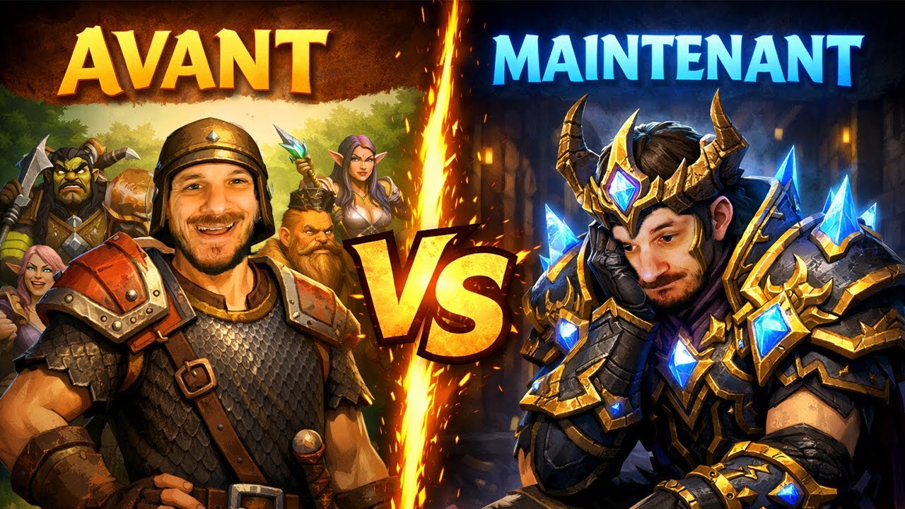 Avant vs Maintenant -World of Warcraft