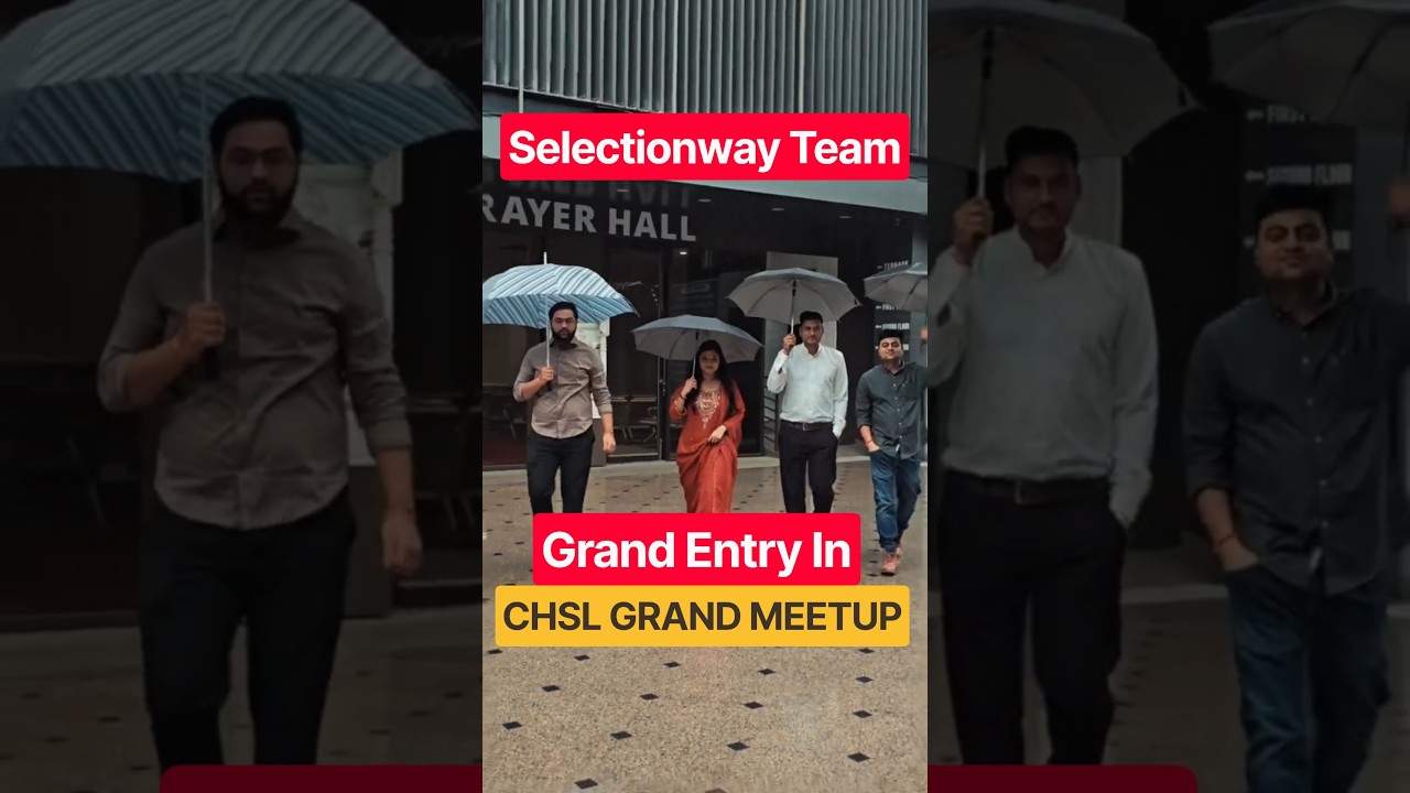 Selectionway Team Grand Entry in SSC CHSL Grand Meetup Of SelectionWay 🔥#ssc #chsl #grandentry