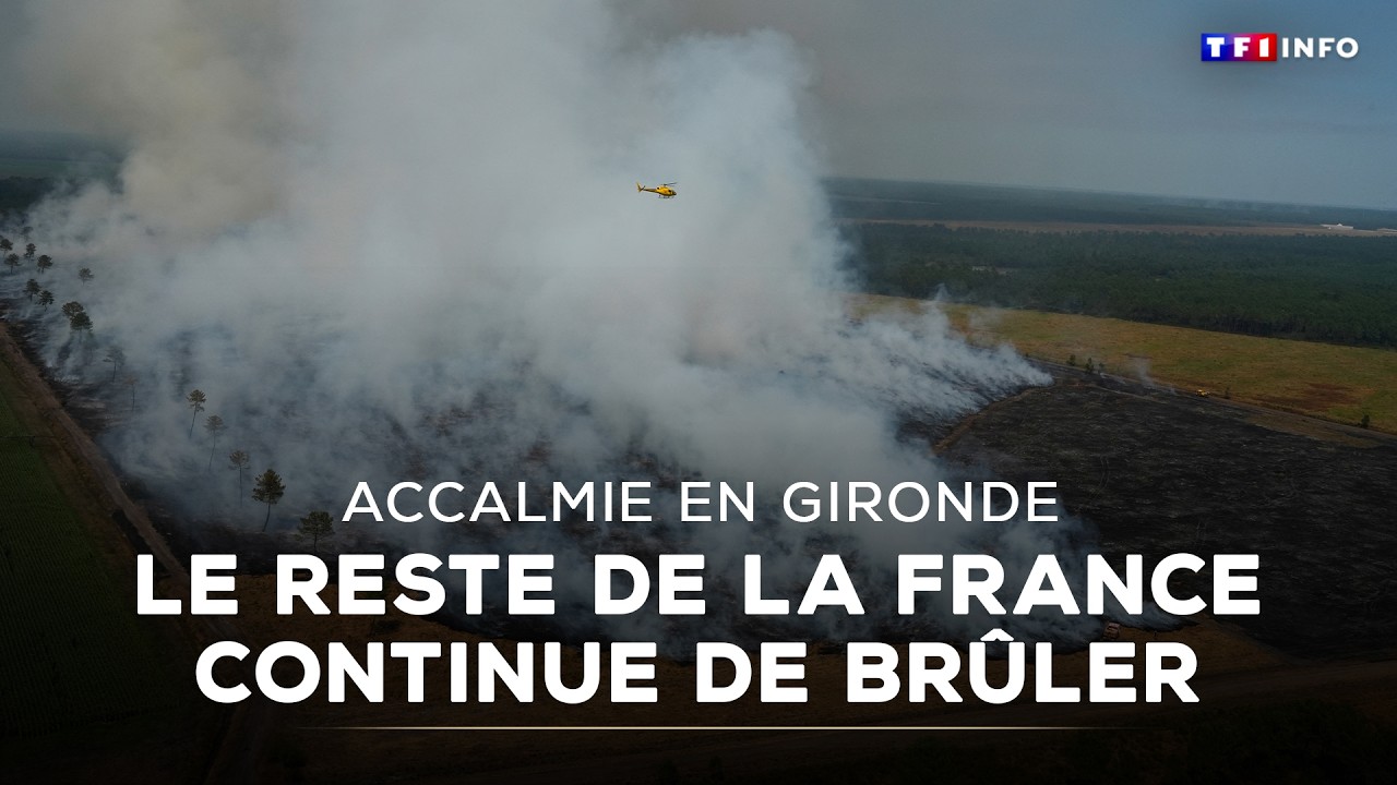 Accalmie en Gironde : le reste de la France continue de brûler｜TF1 INFO