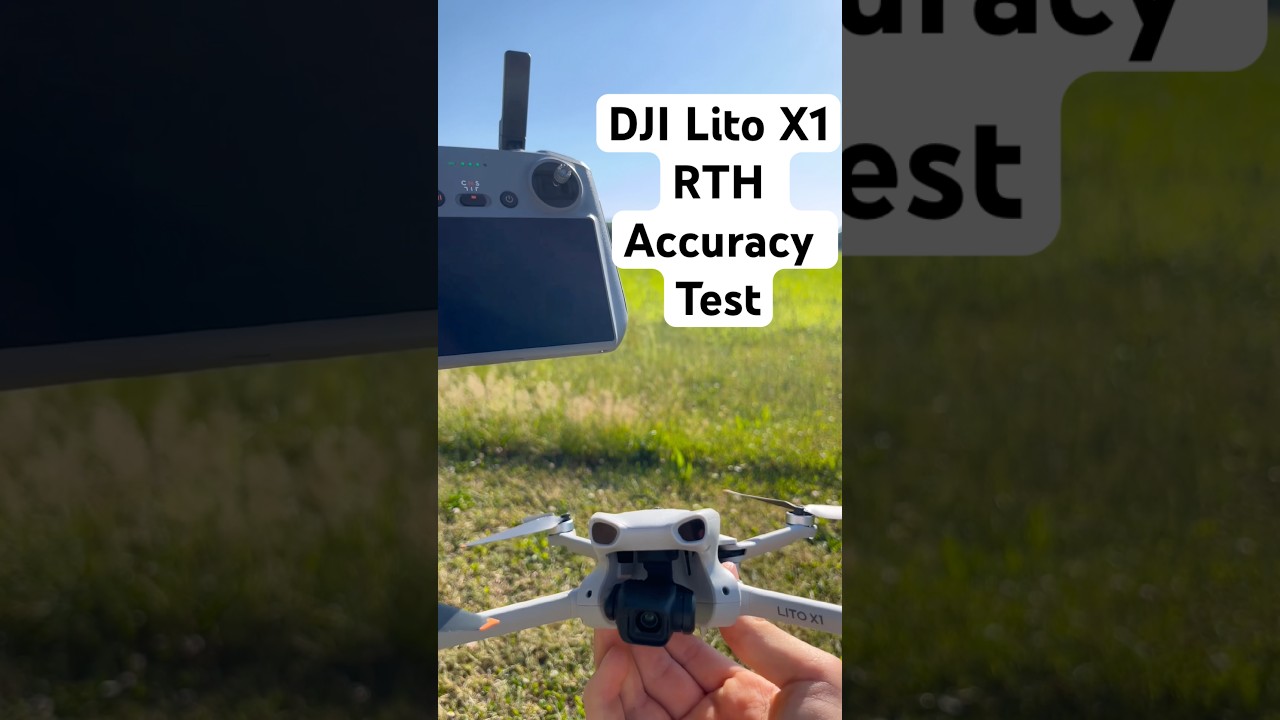 🔥DJI Lito X1 Return to Home Accuracy Test #dji #drone