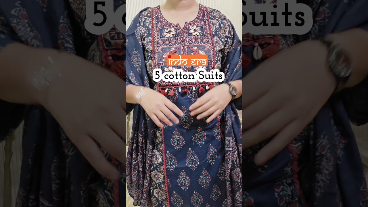 Indo Era Cotton Kurta Sets From Myntra 💕 #suit #suits #kurta #kurti #indoera #ethnicsuits