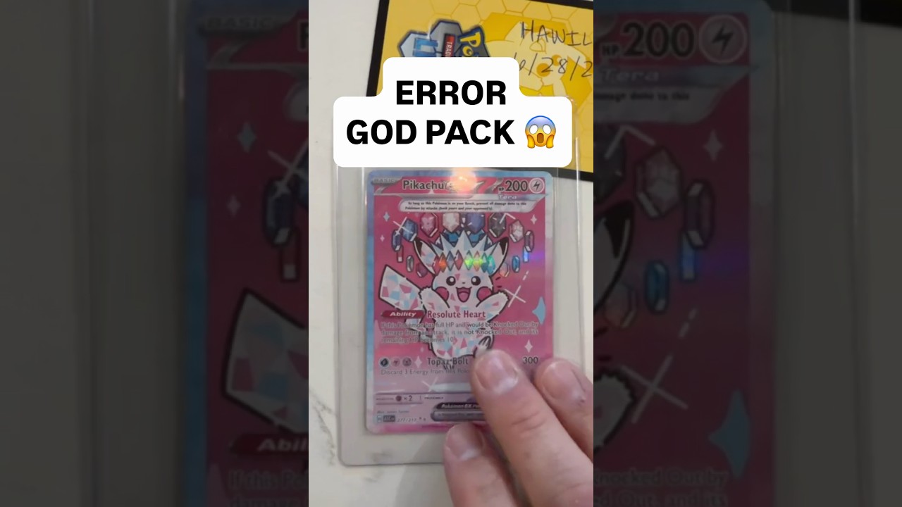 ERROR Pokemon God Pack!