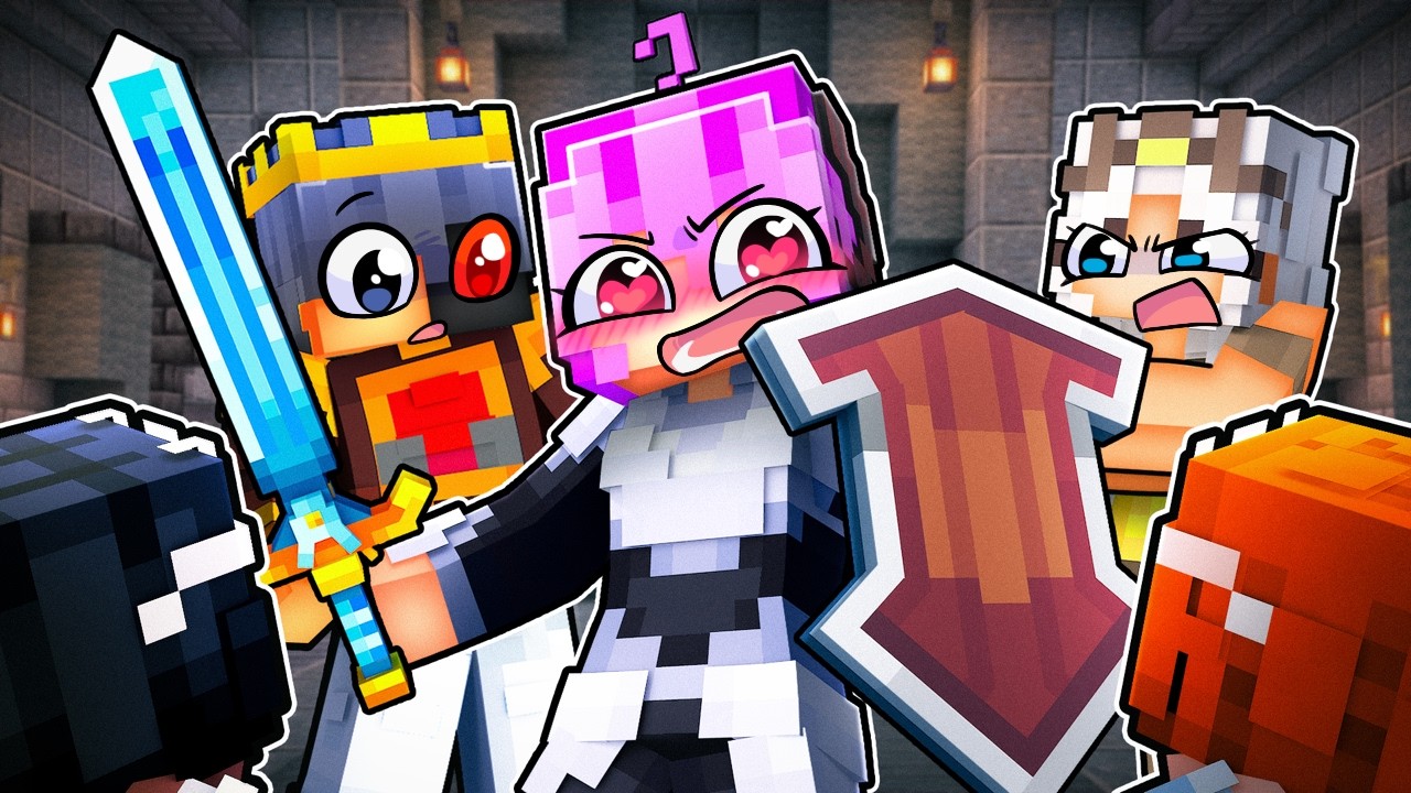 My Knight is a YANDERE in Minecraft?