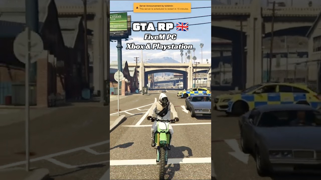 GTA RP On FiveM PC Xbox & Playstation #gta #gtarp #gtaroleplay #fivem #gta5