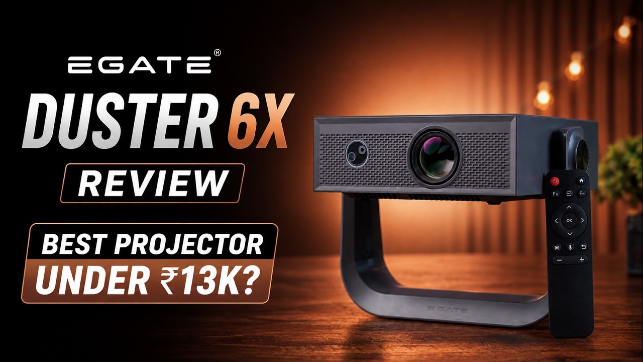 Best Projector Under ₹13,000? 😱 EGATE Duster 6X Full Review