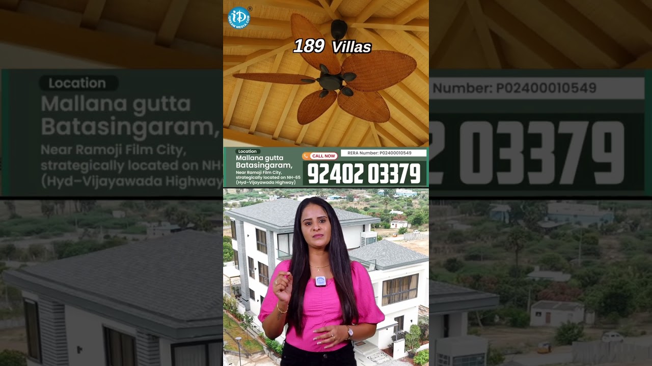 Janapriya Upscale Elysium Luxury Villas | Hill Station Vibe in Hyderabad | iDream Media