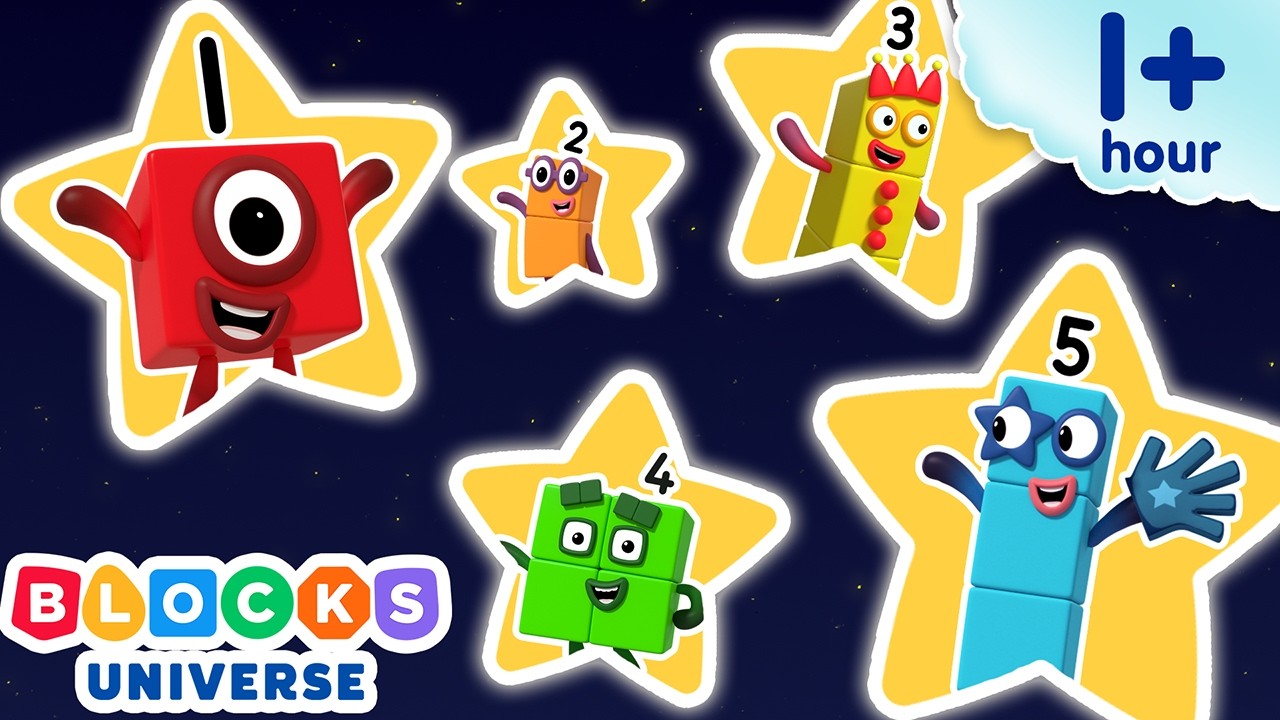 Let's Count the Stars - Outer Space Adventures | Learn to Count for Kids Compilation | Numberblocks