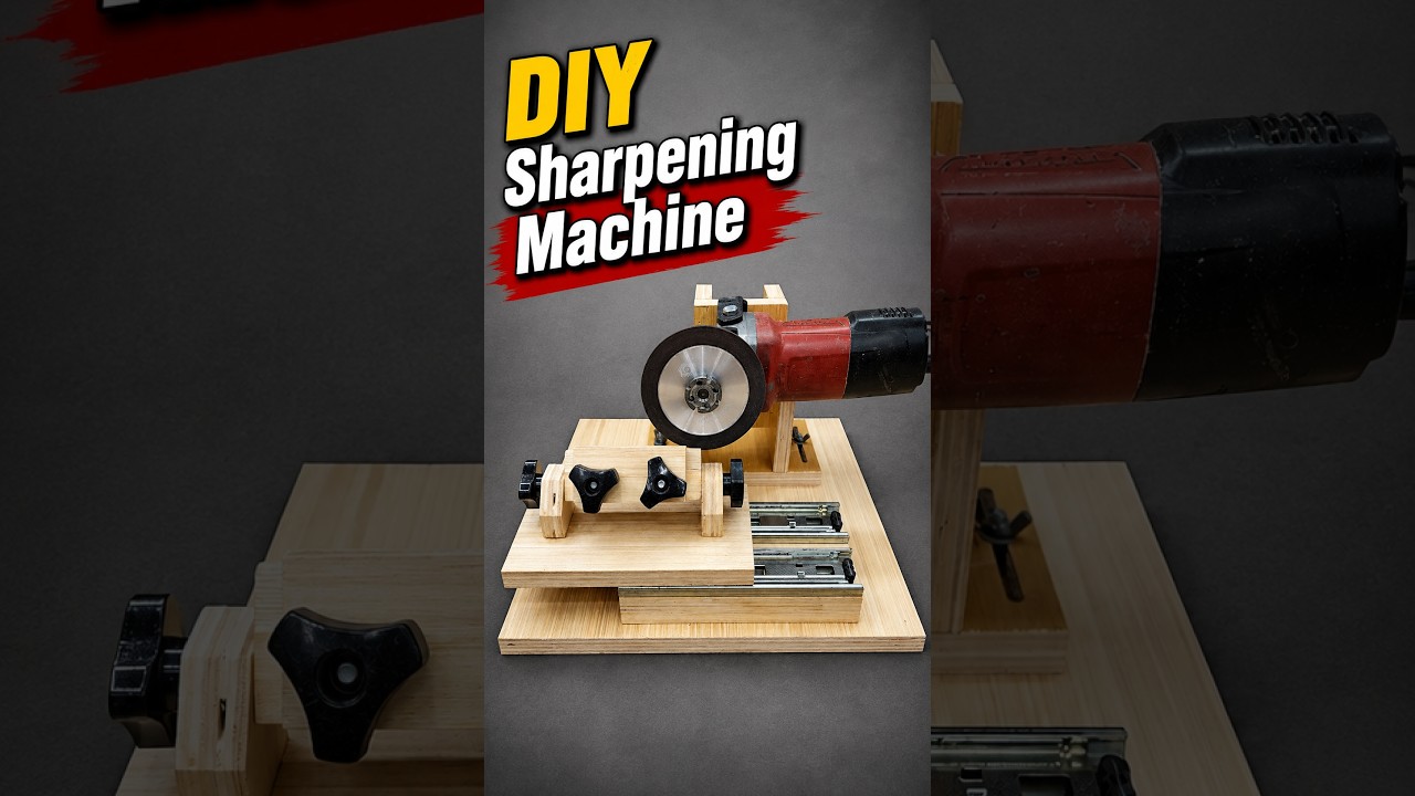 Amazing DIY Sharpening Machine #tooltips
