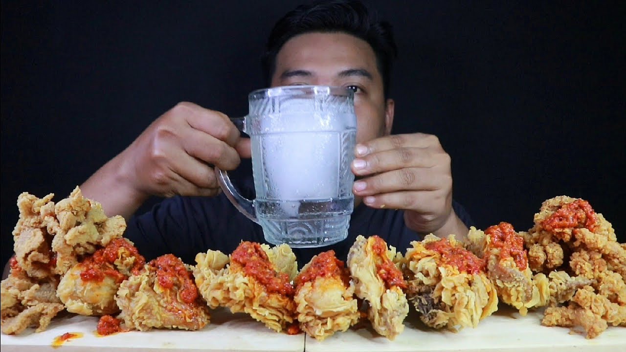 KOMPLIT SEBADAN SEJEROAN, CUMA KURANG CEKER AJA!! AYAM CRISPY SAMBEL GEPREK