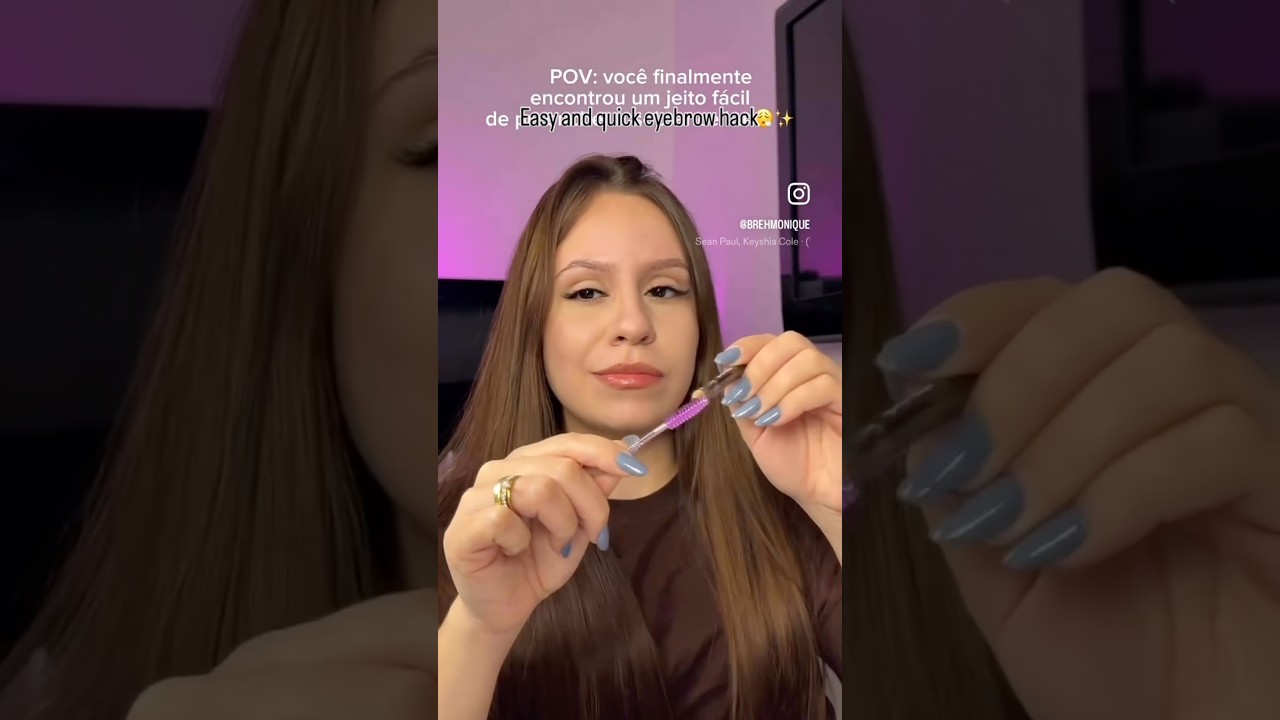 Eyebrow hack #makeup #hacks #tutorial #easy #tips #tipsyoutube #youtube #eyebrows