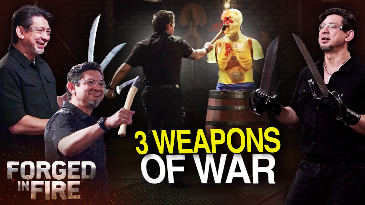 Three Legendary Weapons From History Shred Their Targets | Forged in Fire