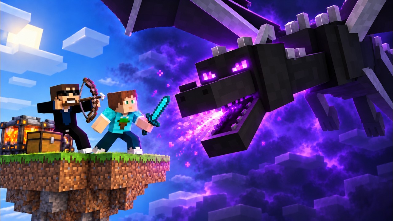 Beating the ENDERDRAGON In Sky Factory! #6