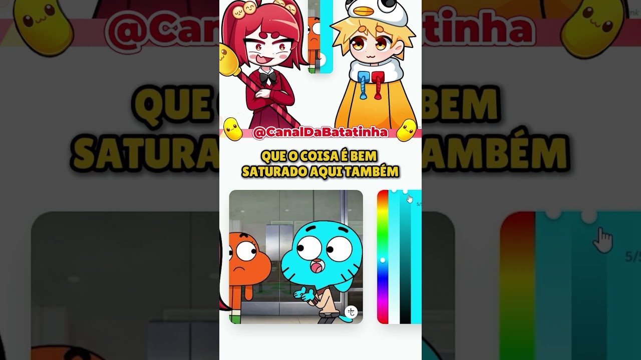 O GUMBALL NÃO É AZUL?